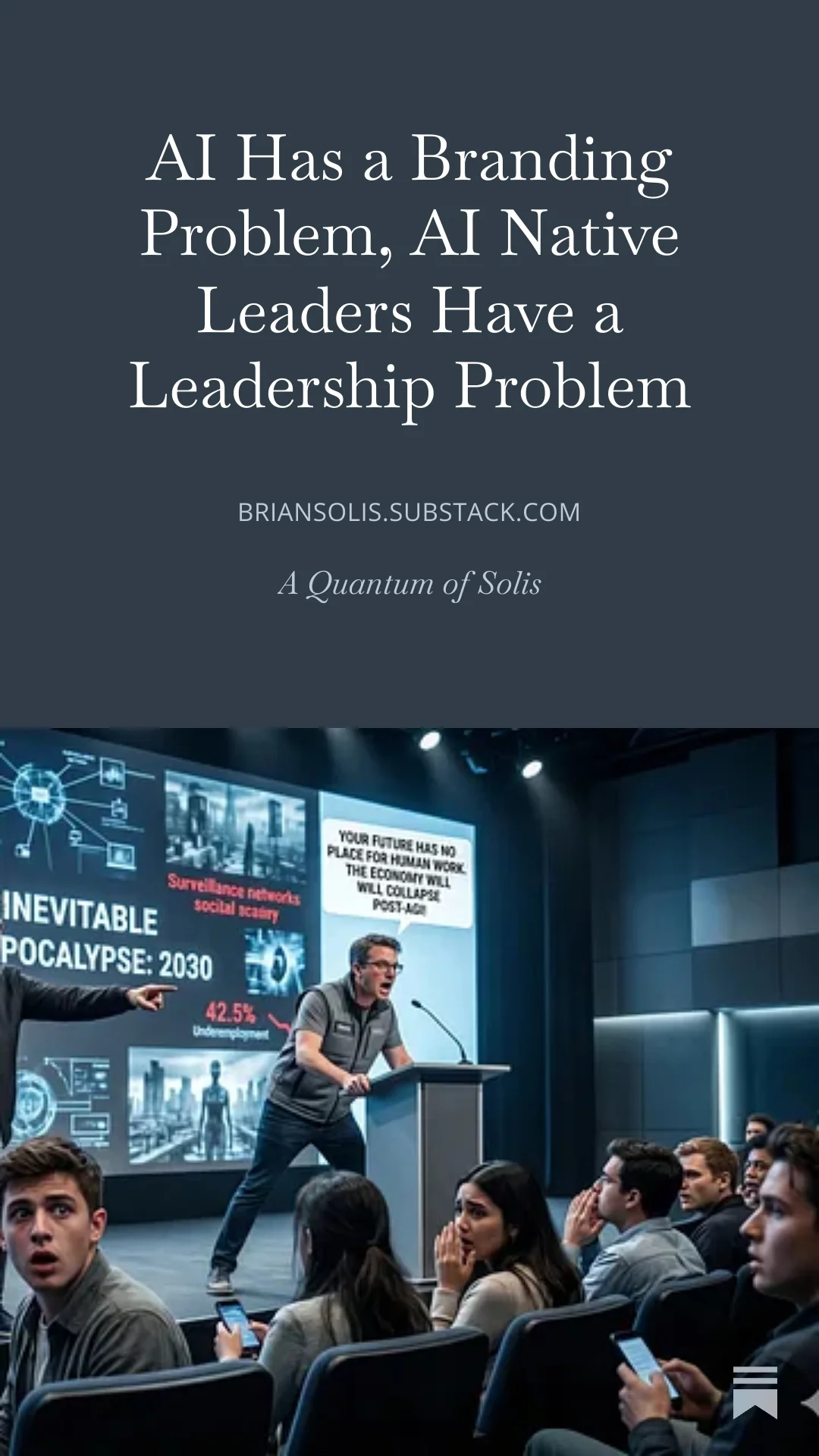 AI's Trust Crisis: Leaders Must Rebrand Now