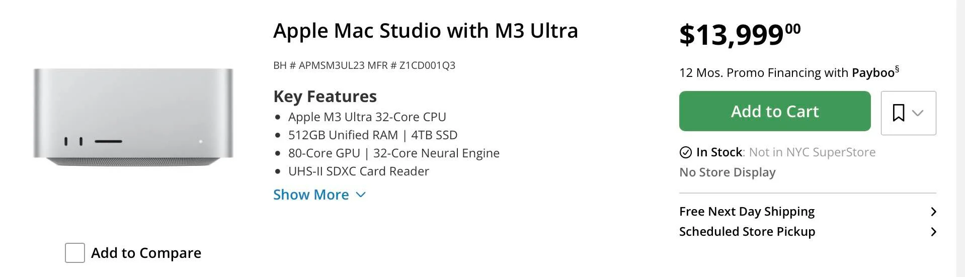 Rare $14K 512GB Mac Studio Available—Will Vanish Fast