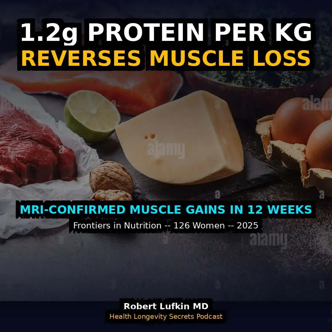Higher Protein Intake Reverses Sarcopenia in Elderly Women