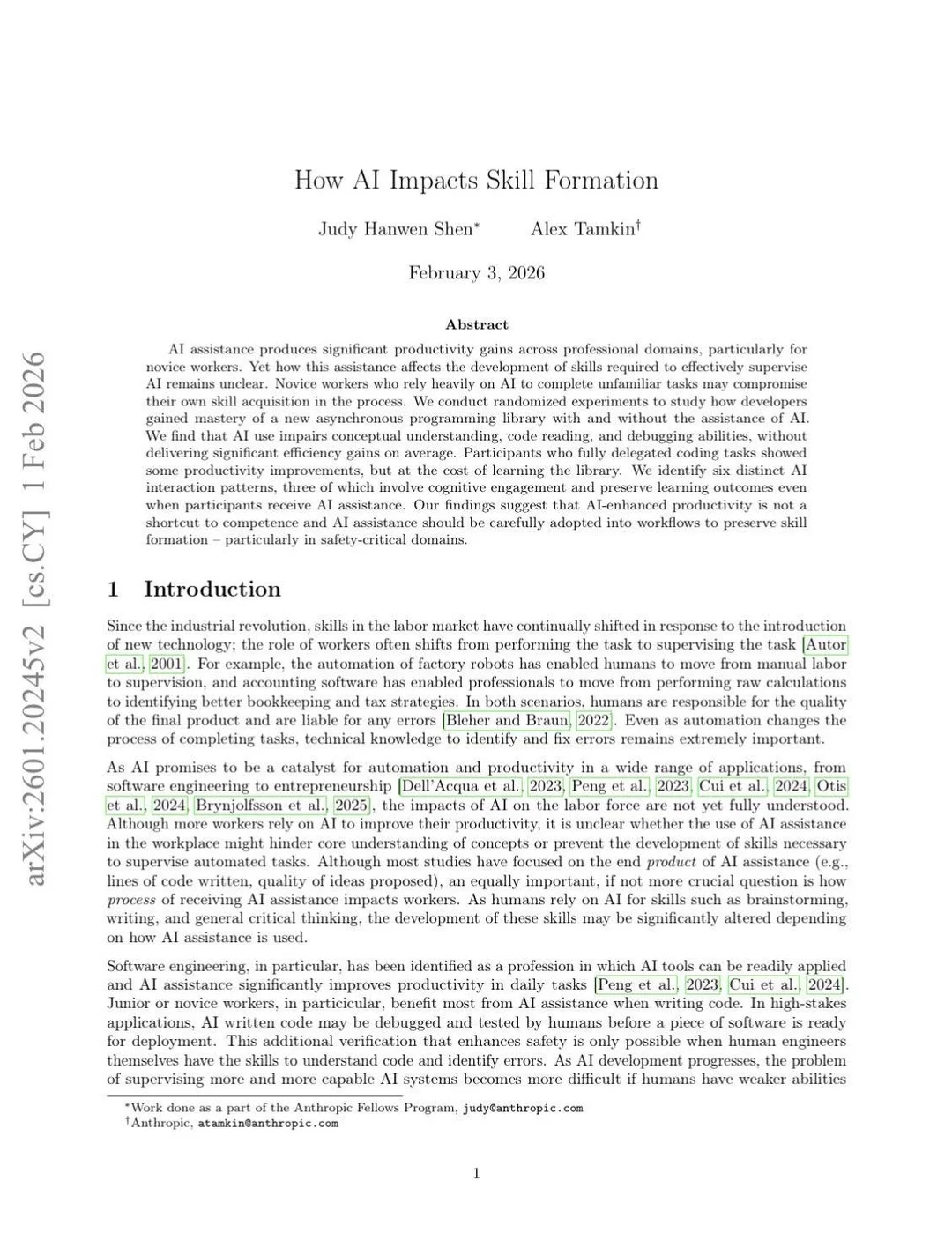 AI's Shortcut Threatens Deep Skill Development