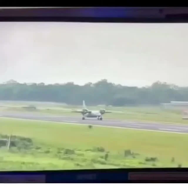 IAF An‑32 Crashes on Landing After Sudden Runway Veer
