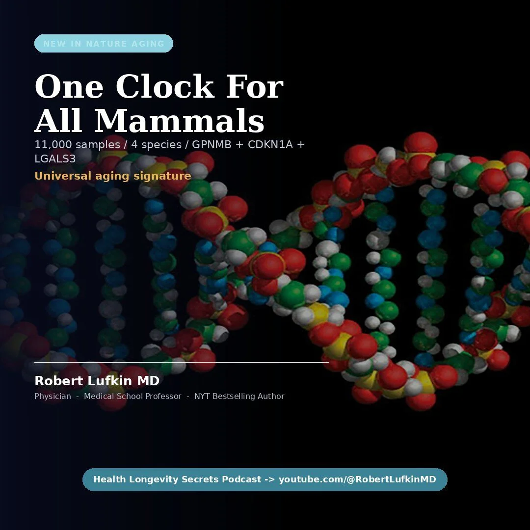 Universal Aging Clock Links Mice to Humans via Shared Genes