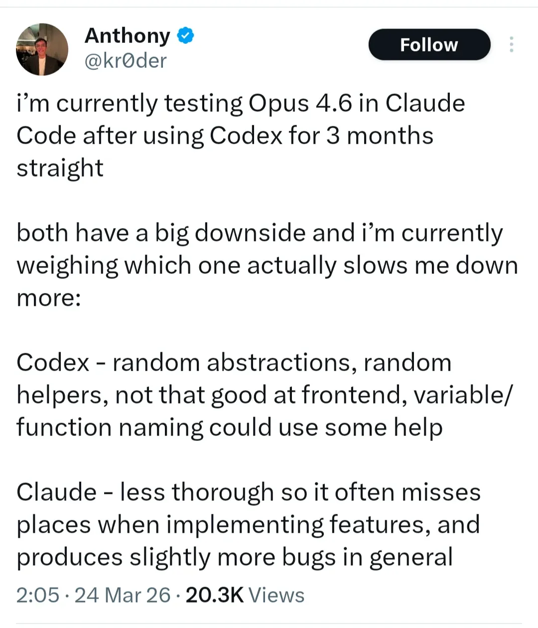 From Awe to Frustration: Coding Models Stall AGI Progress