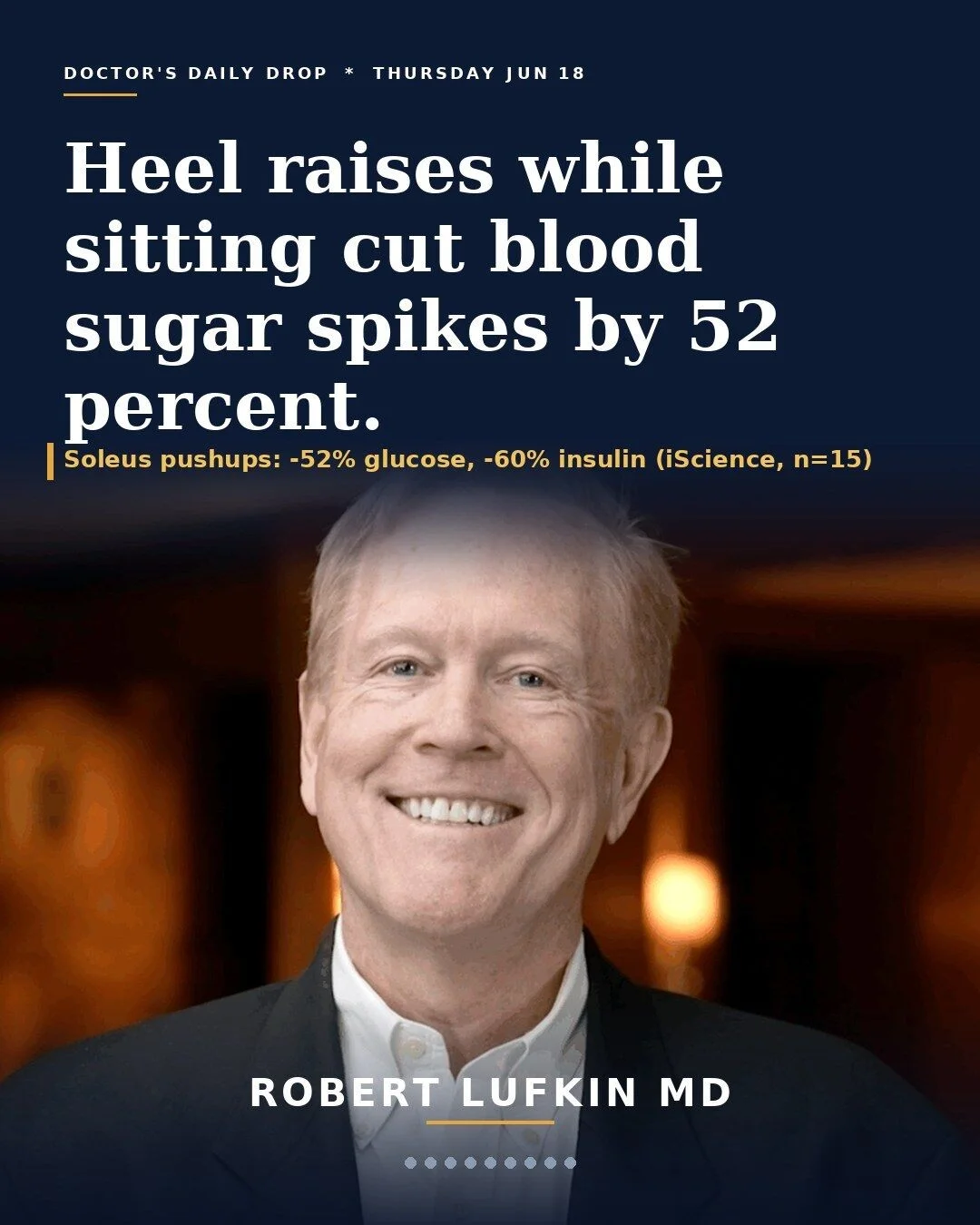 Mini Calf Exercise Slashes Post‑meal Glucose and Insulin