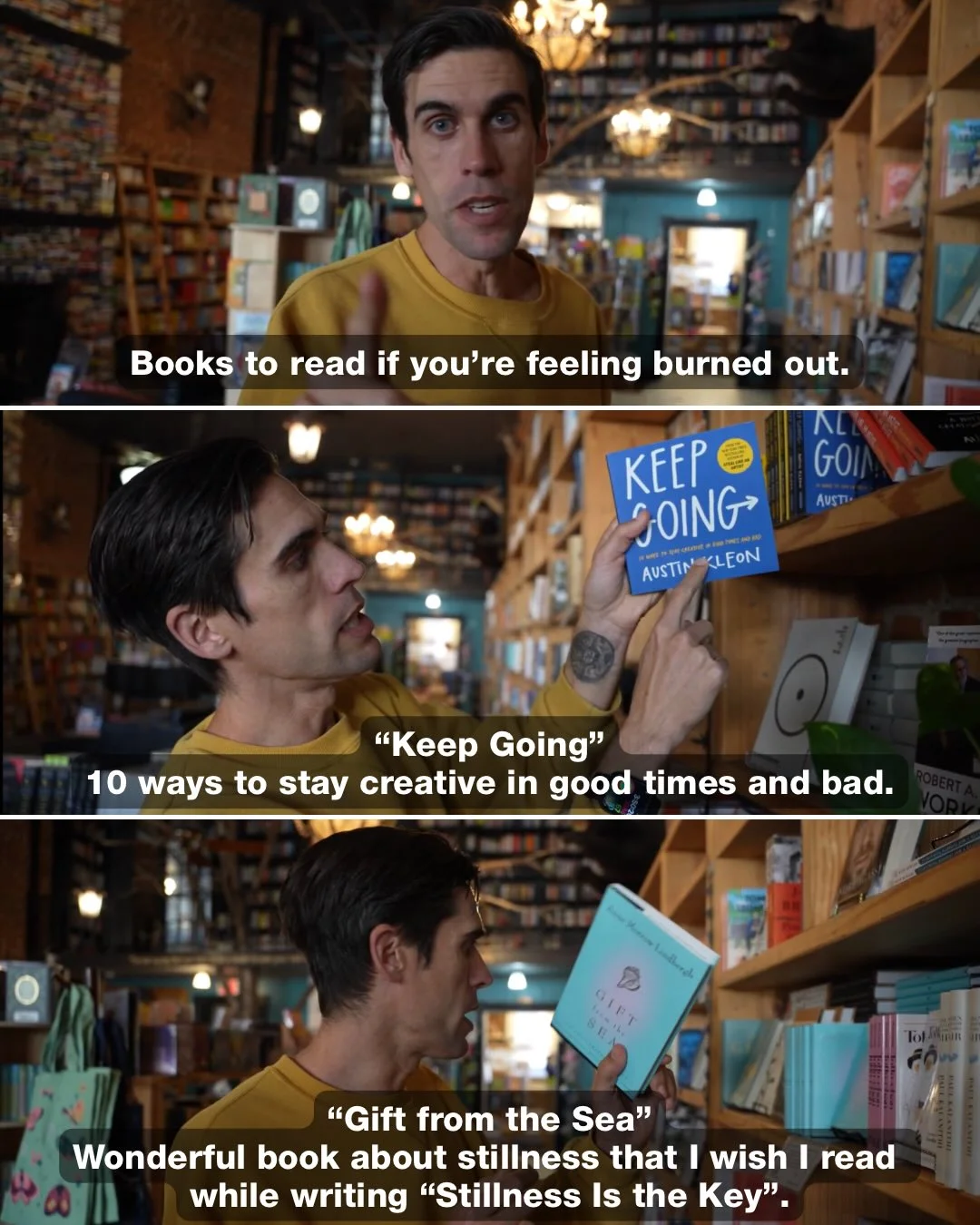 Books to Beat Burnout, Available at Painted Porch
