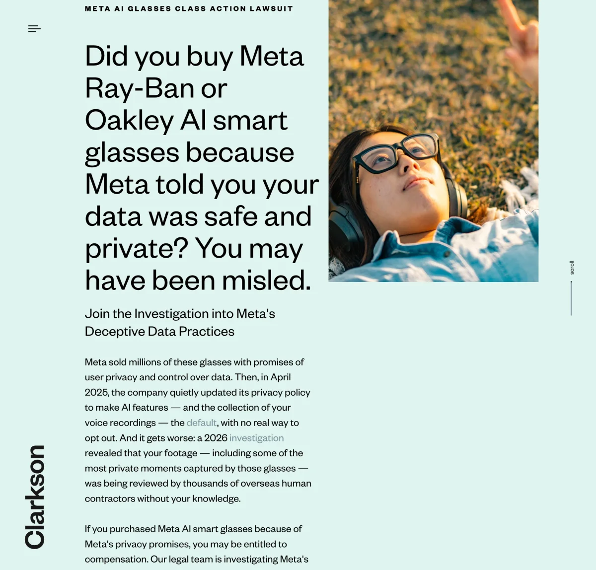 Meta Glasses Users May Qualify for Class Action Compensation