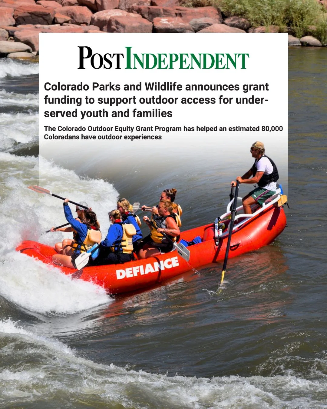 Colorado Parks Funds Outdoor Access for Underserved Youth