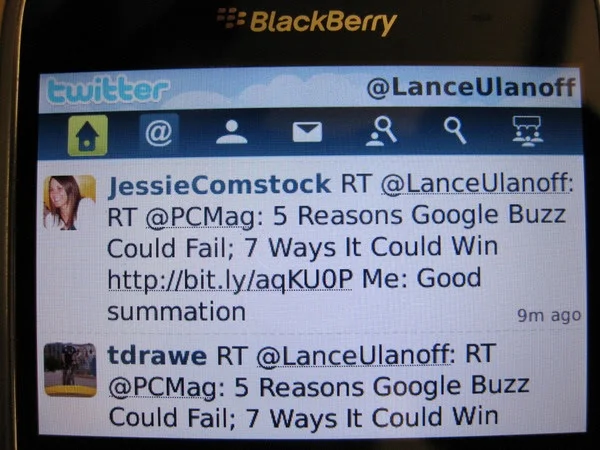 Remembering BlackBerry, Google Buzz: Guess the Year?