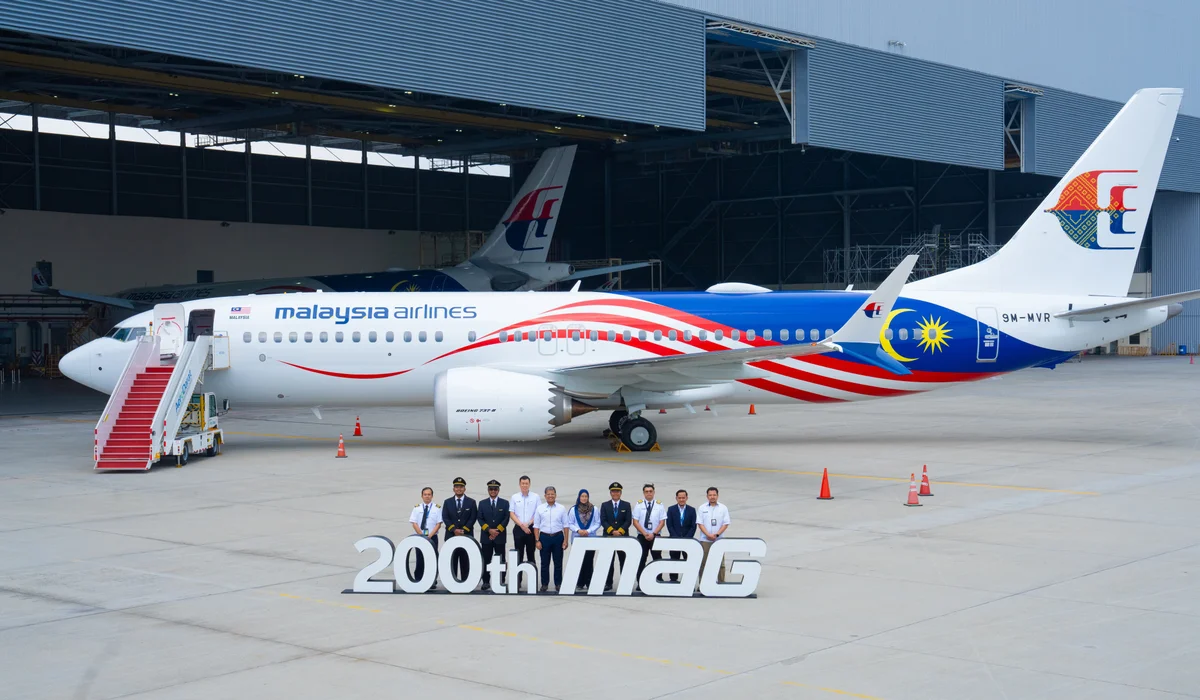Malaysia Airlines Receives 200th Boeing, Fourth 737‑8 This Year