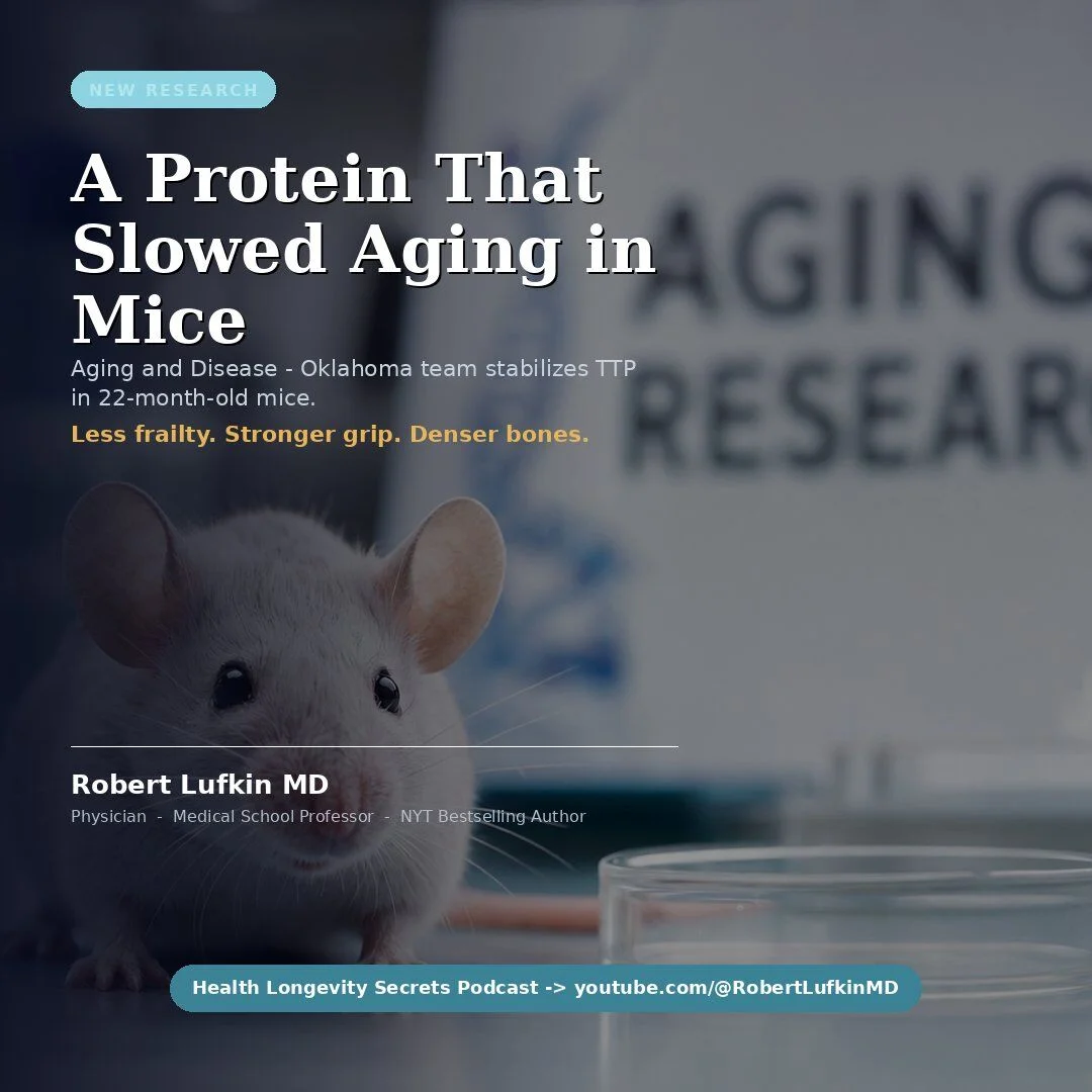 Boosting TTP Reverses Frailty and Bone Loss in Elderly Mice