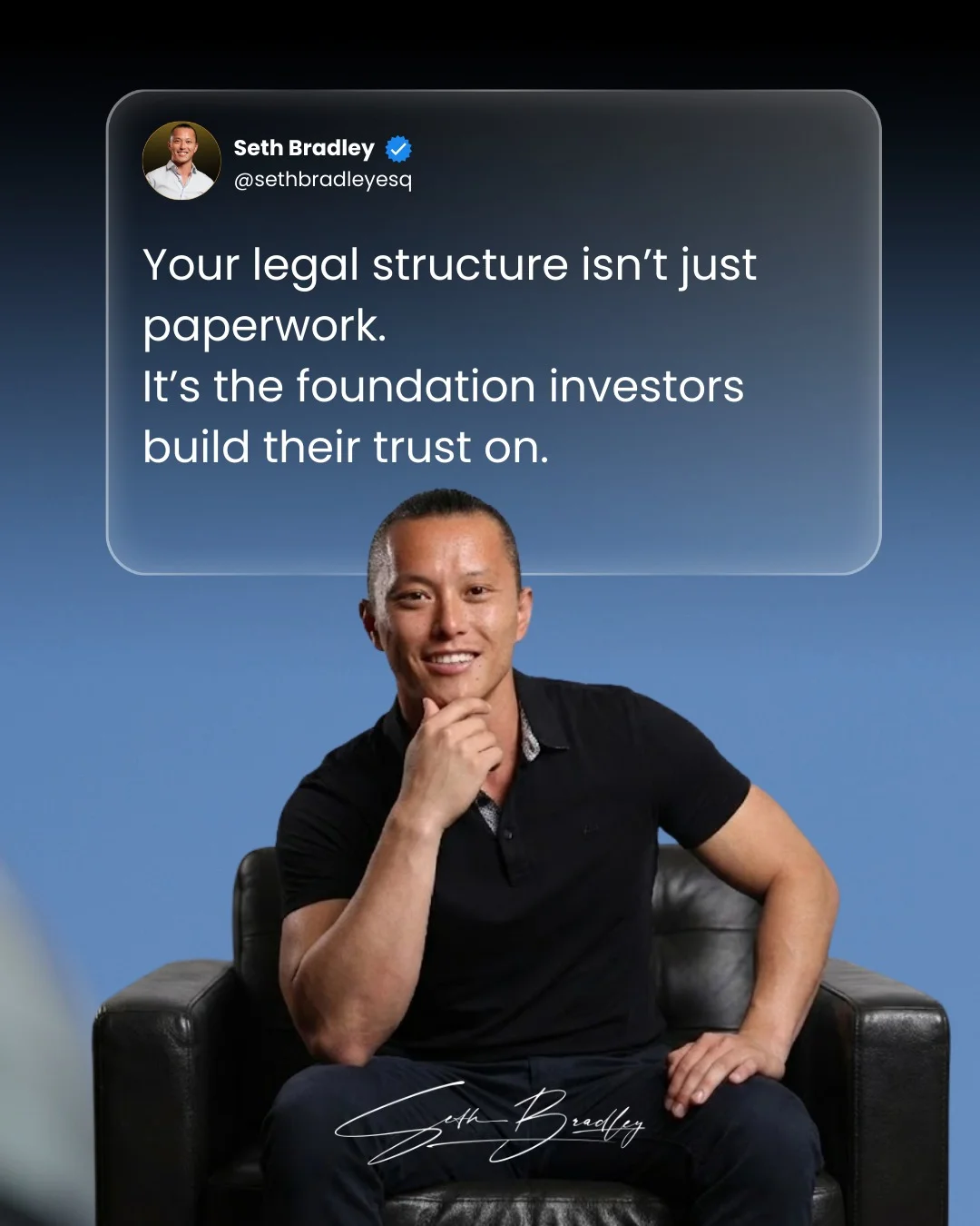 Legal Structure Sets Trust, Secures Capital