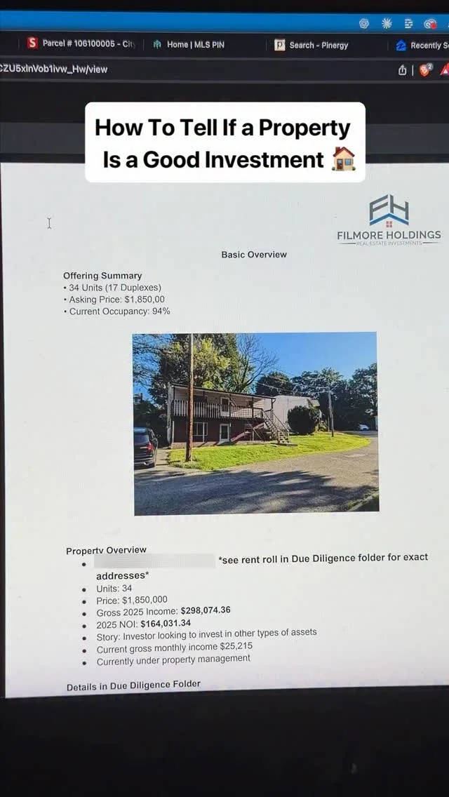 Key Metrics to Evaluate Duplex Investment Viability