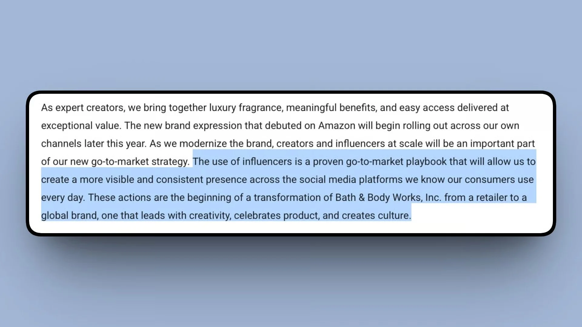 Bath & Body Works to Amplify Influencer Reach Tenfold