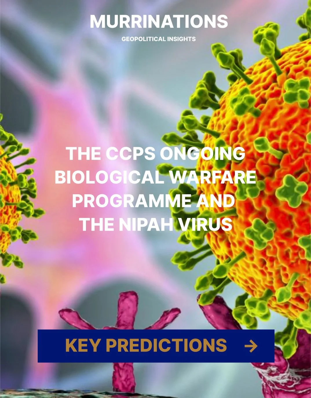 Biological Threats Now a Strategic Security and Geopolitical Concern
