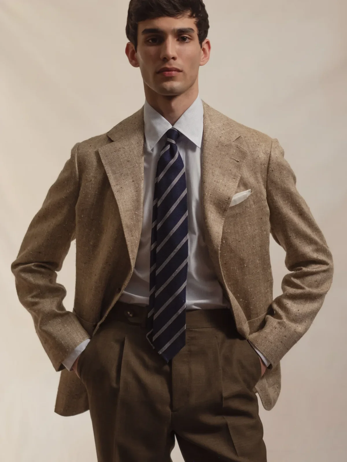 Silk‑Linen Sport Coat Marries Tweed Texture with Summer Wearability