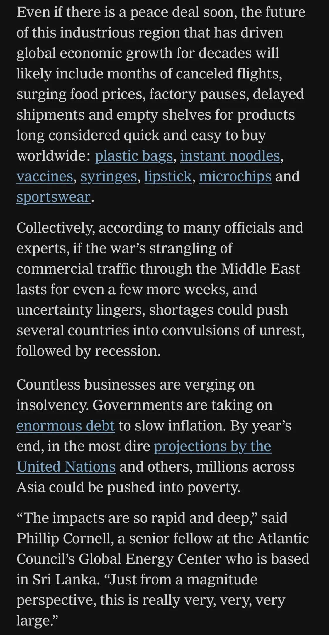 Asian Economies Highly Vulnerable to Middle East War Fallout