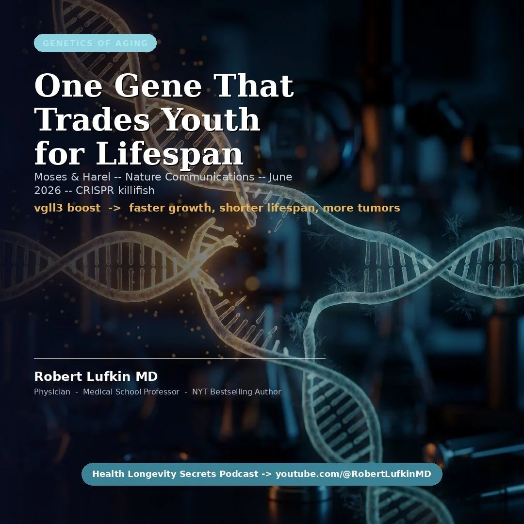 Single Gene Links Youthful Benefits to Aging Disease