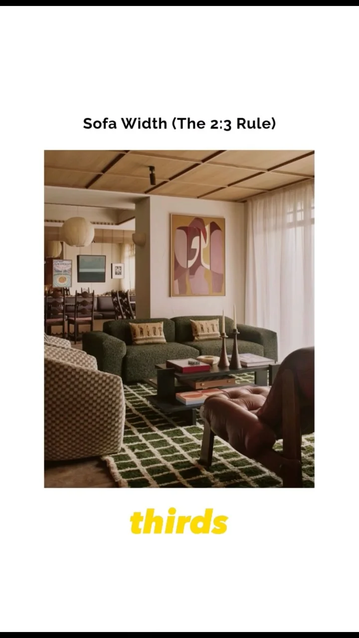 Use the 2/3 Rule for Perfect Sofa Fit