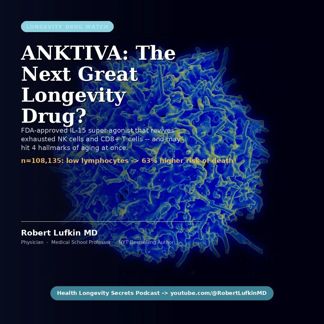 IL-15 Super‑Agonist ANKTIVA: Longevity’s Hidden Cancer Breakthrough