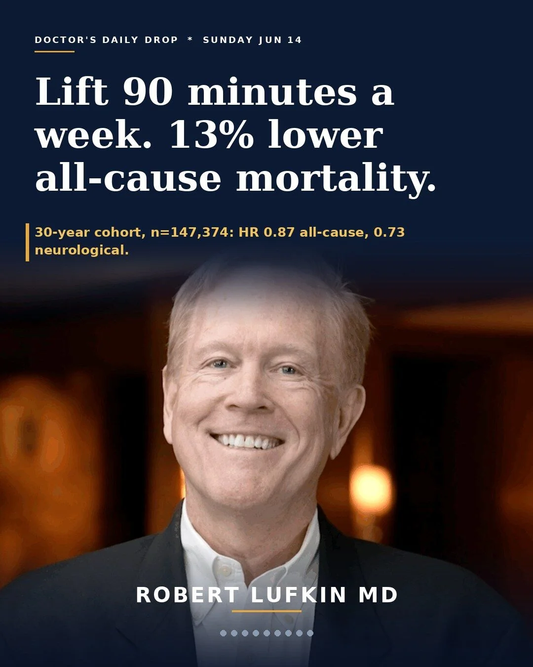 90‑119 Min Weekly Resistance Training Cuts Mortality Risks