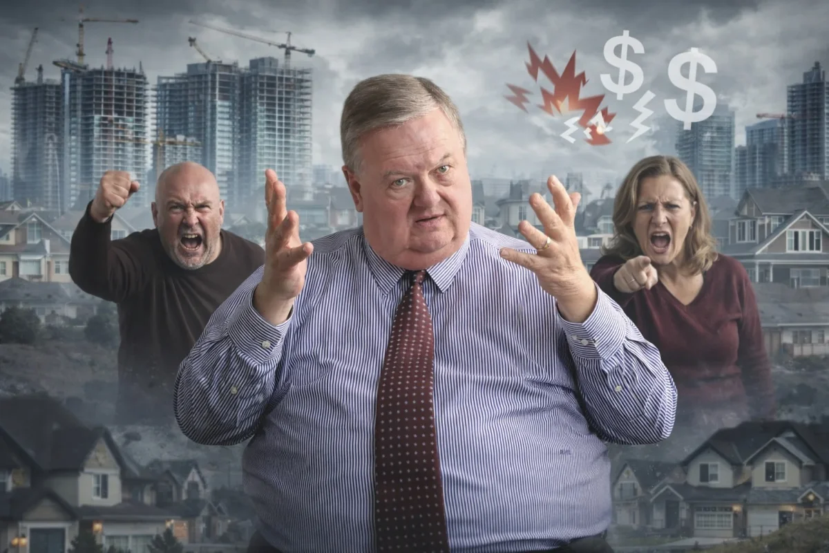 Canadian Rents Plunge, Oversupply Threatens Landlords