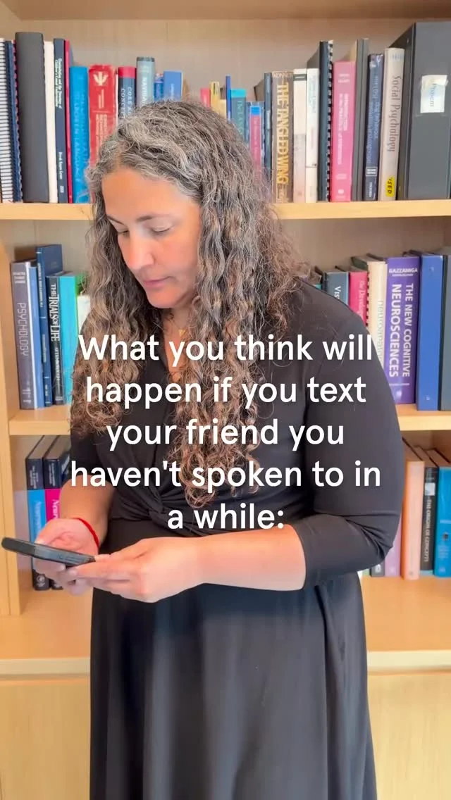 Reconnecting with Old Friends Is Easier than You Think