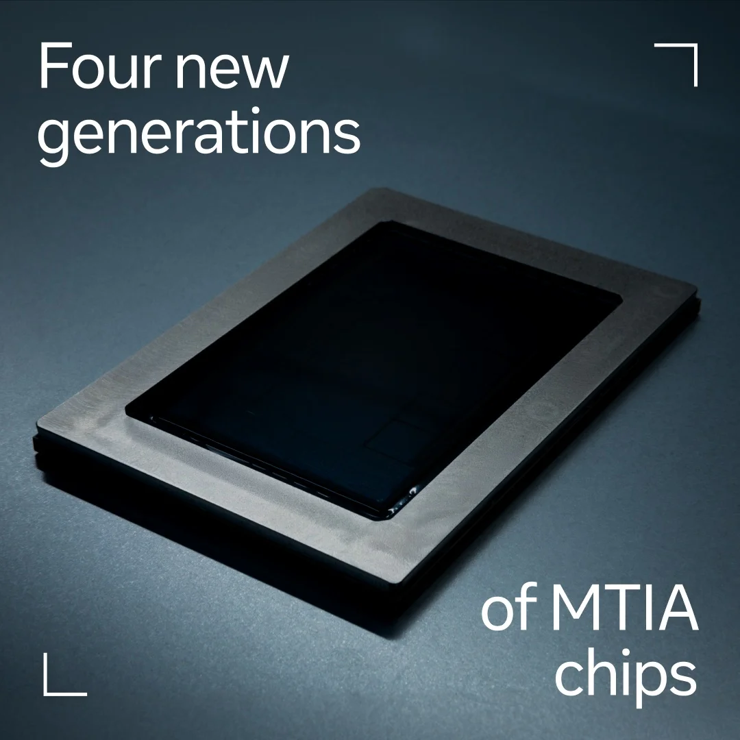Meta Accelerates Custom AI Silicon: Four Generations in Two Years