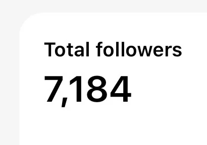 From Unknown to 7K: Grateful for Every Follower