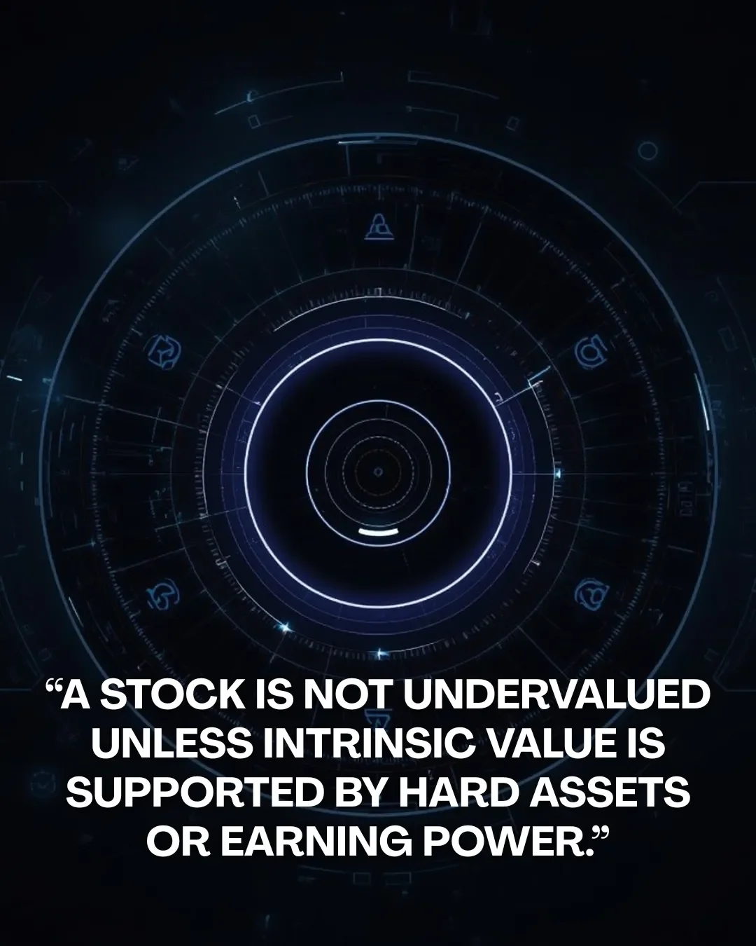 True Value Requires Assets or Earnings, Not Low Price