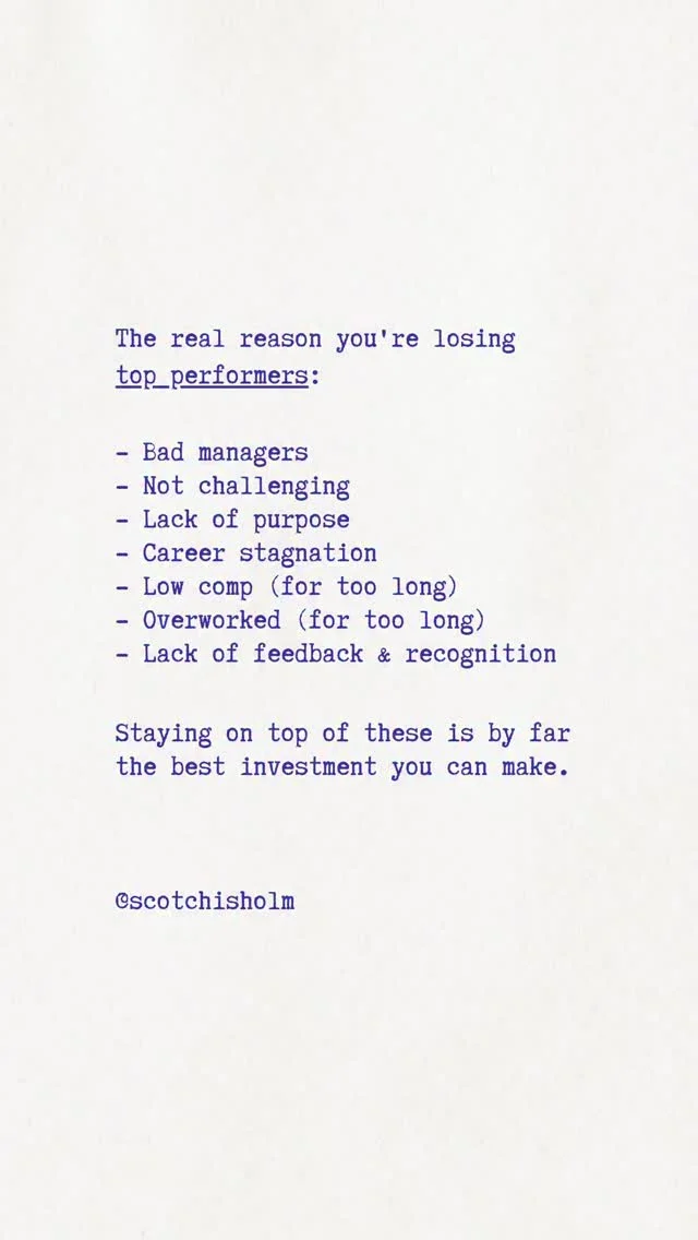 A‑Players Quit for Hidden Reasons, Not Just Money