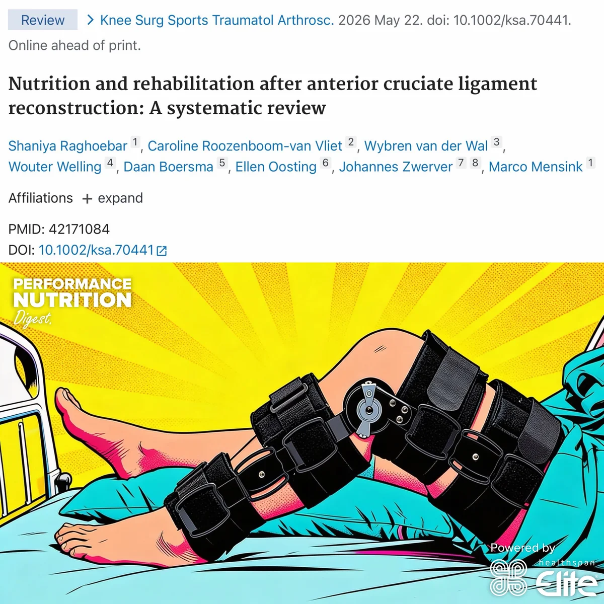 More Protein Boosts Muscle Retention After ACL Surgery