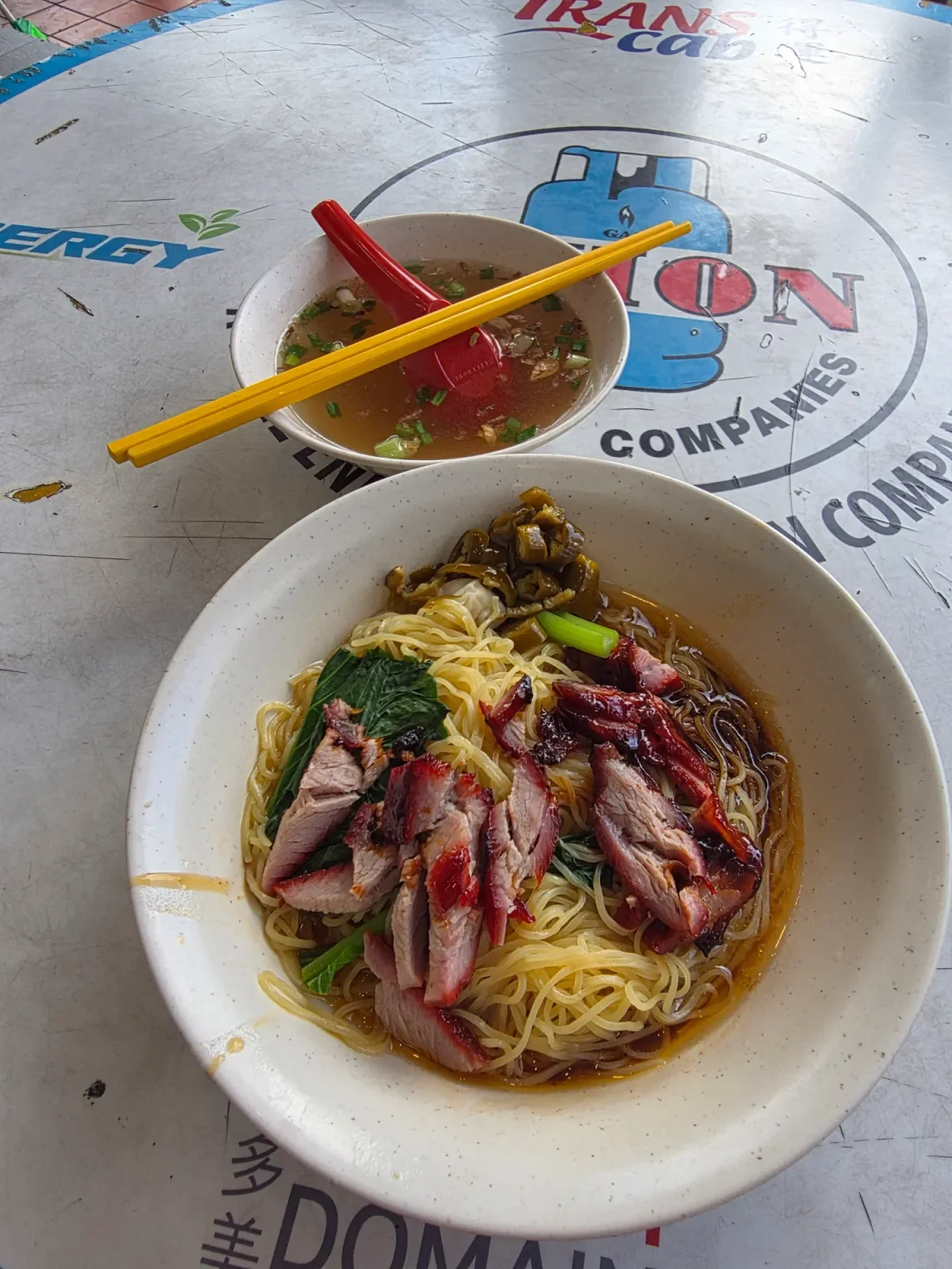 Singapore Breakfast: $3.50 Wanton Mee Bowl Sparks Curiosity