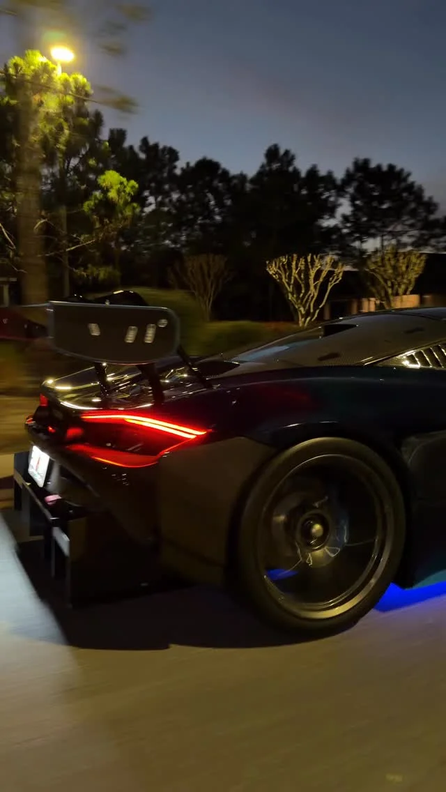 Blue Carbon Fiber McLaren: Pure Supercar Elegance