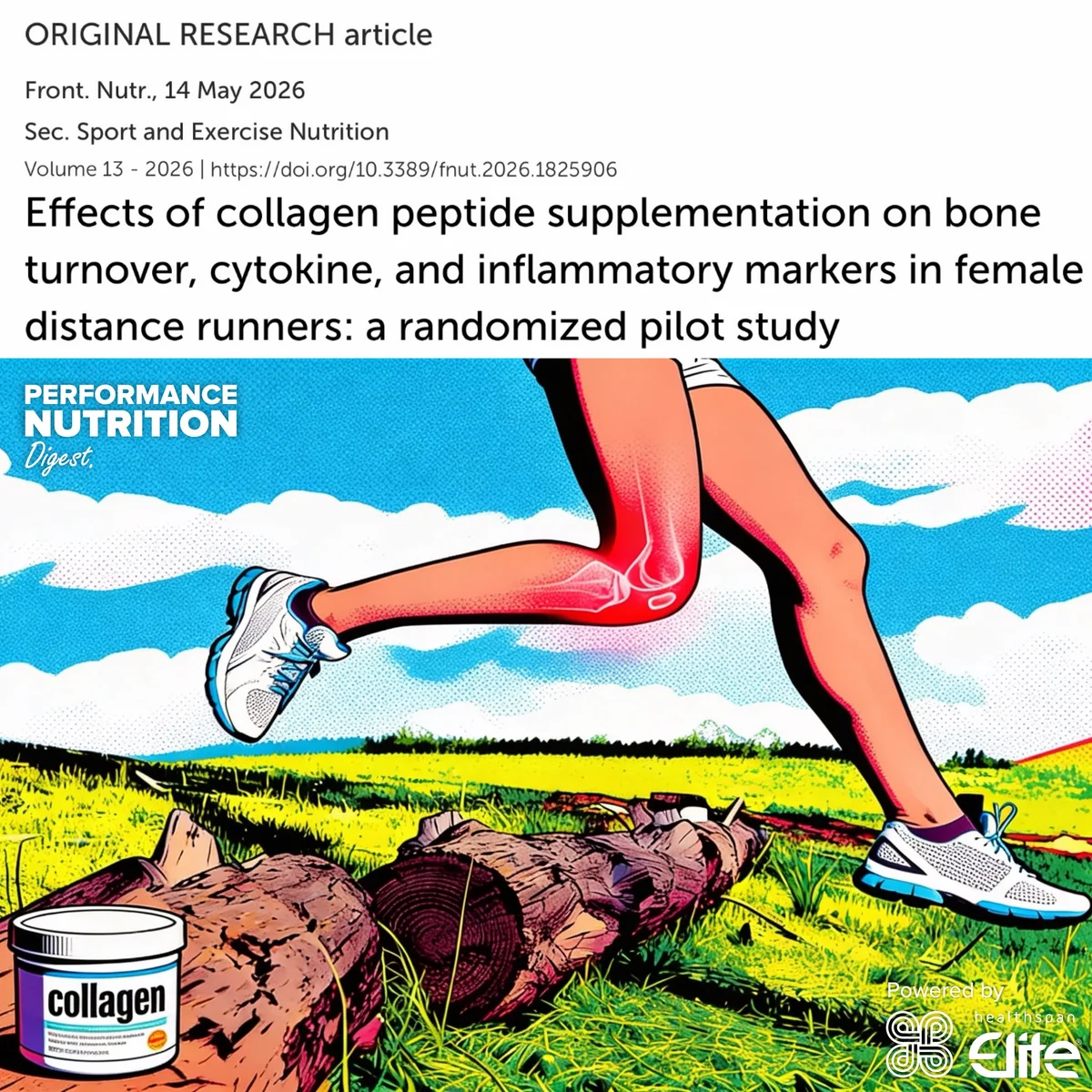 Collagen Boosts Bone Formation in Female Endurance Athletes