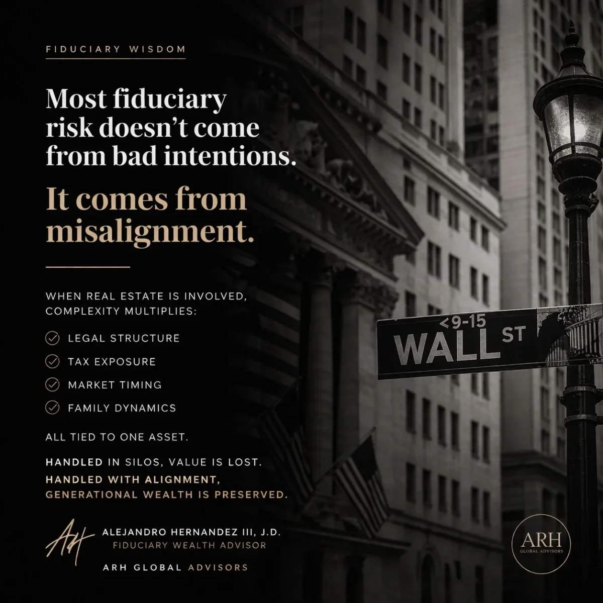 Align Real Estate Strategies to Preserve Generational Wealth