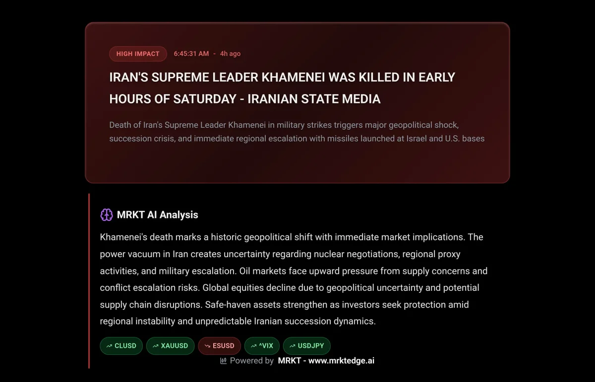 Iran Leadership Change Fuels Heightened US‑Iran Tensions