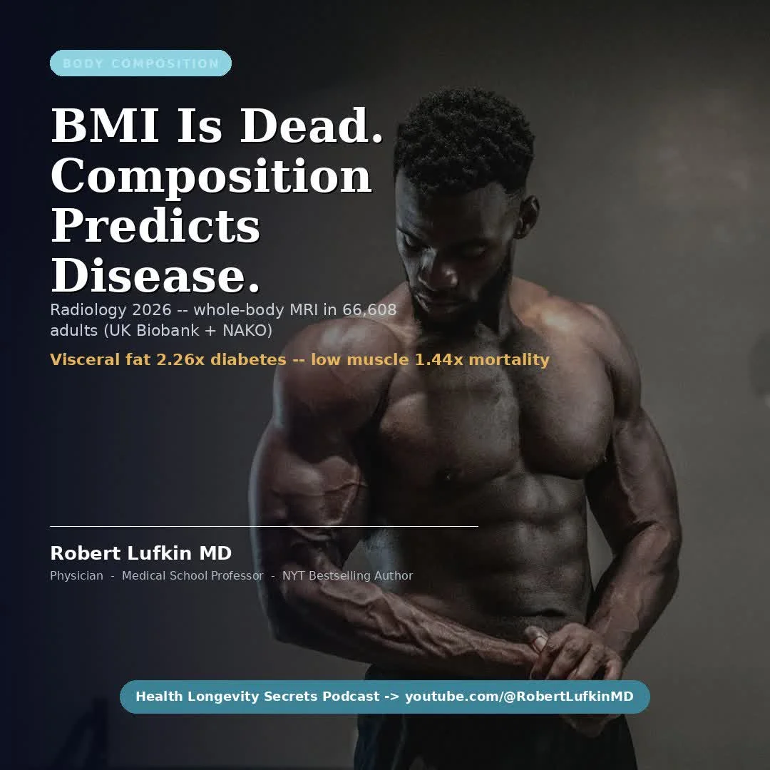 AI MRI Links Body Composition to Longevity