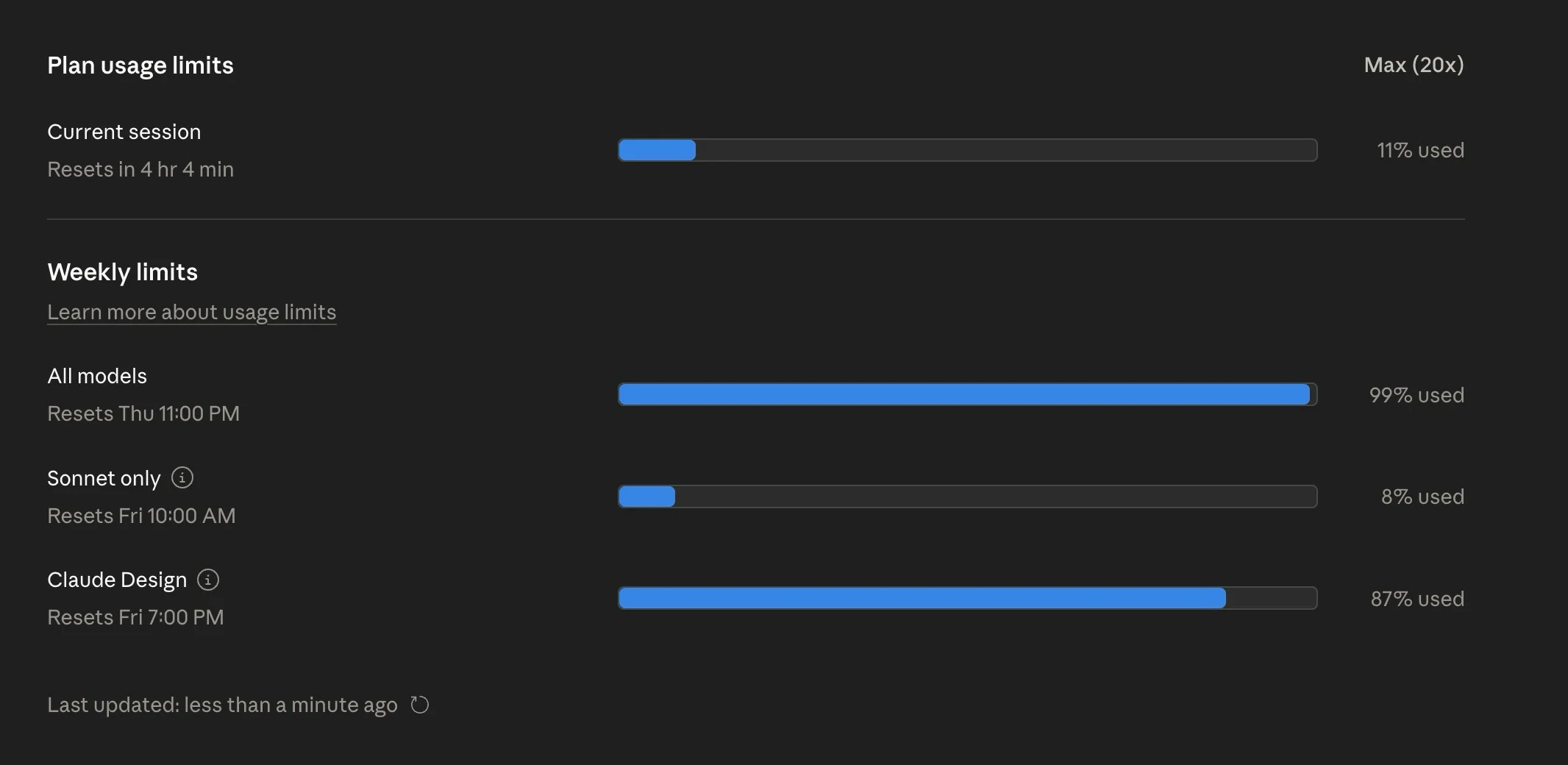 ClaudeCode Desktop Hits Weekly Limit After 3 Days