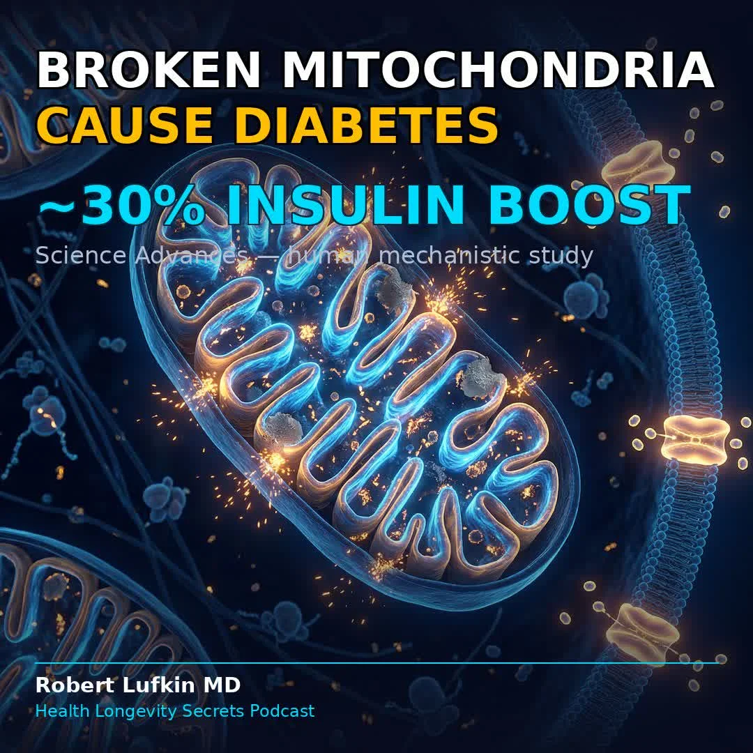 Mitochondrial Oxidative Stress Drives Insulin Resistance