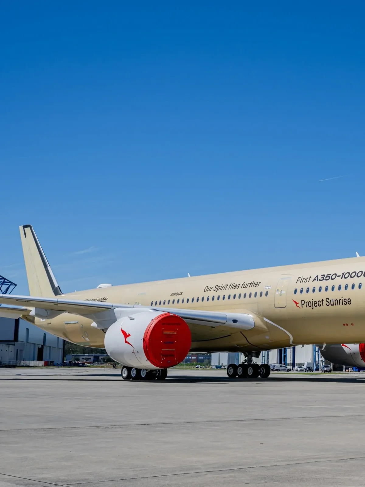 Qantas' First A350‑ULR Rolls Out, Flights 2027