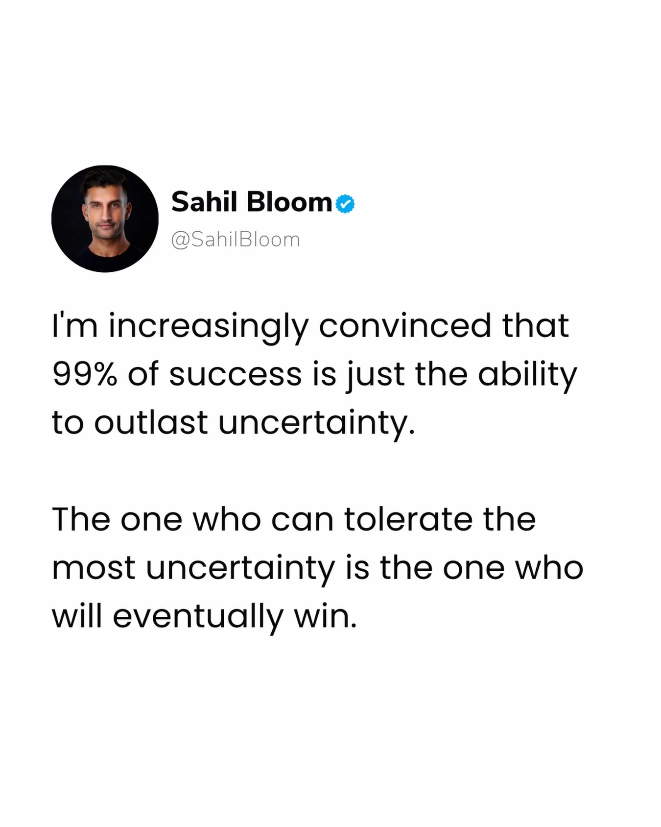 Embrace Uncertainty: The Key to Winning
