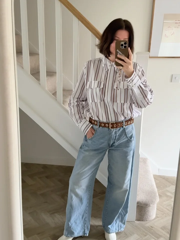 Spring Stripes and Nostalgic Bags Define Fresh OOTD