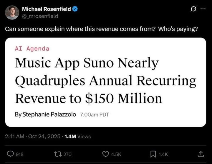Suno AI Hits $150M ARR, Fuels Rapid AI Creativity Boom