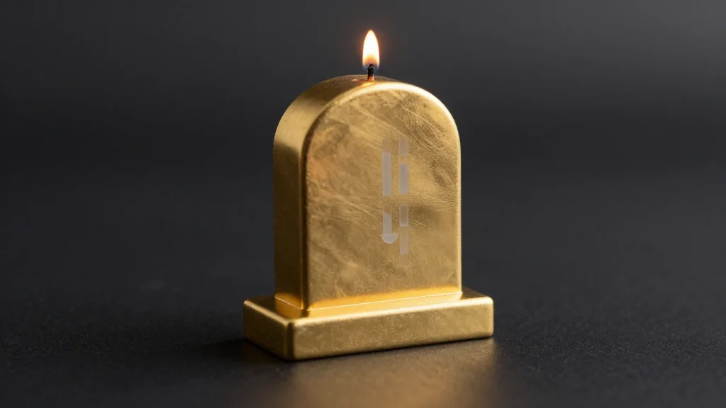 Gold's Rally Unwinds: Gravestone Doji Signals Hedge Collapse