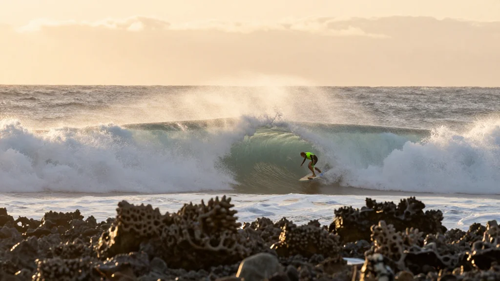 Asian Death-Reef Nearly Deletes Iconic Surf Photographer