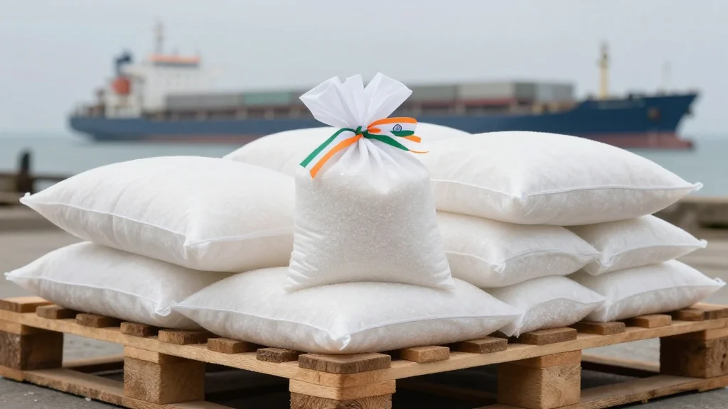 India's Sugar Exports to Be 7.5-8 Lakh Tonnes in 2025-26 Season on Weak Global Prices: Official