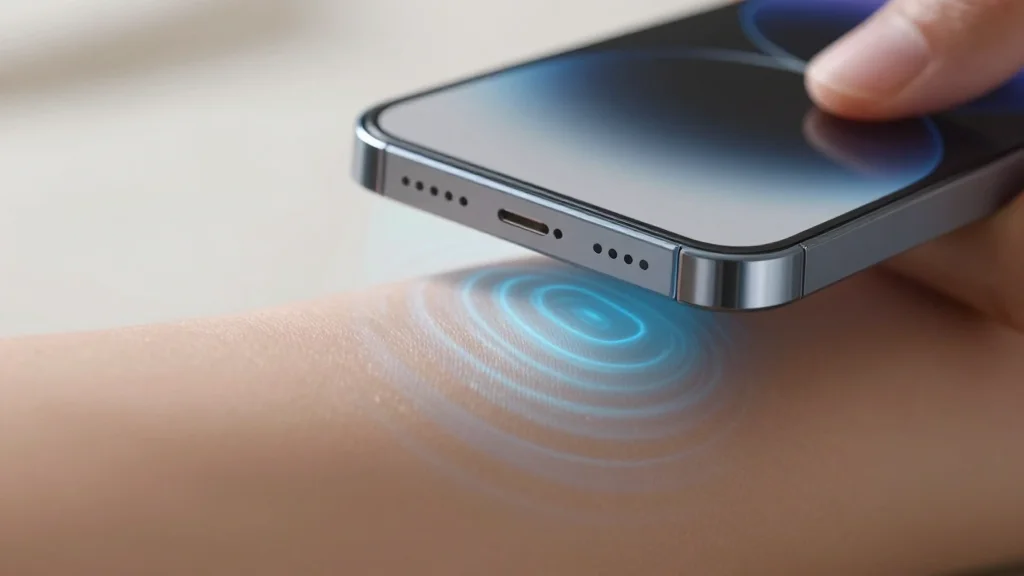 Using Tiny Ripples at Skin Level to Monitor for Possible Health Problems Below