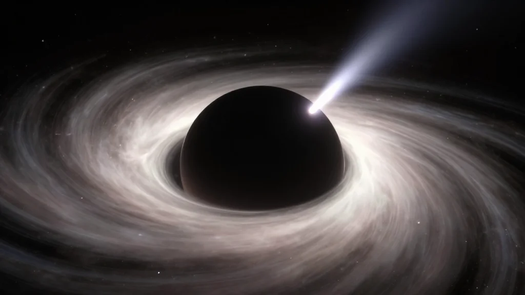 Astronomers Pinpoint Black Hole Jet Power at 10,000 Suns and Speed Half Light