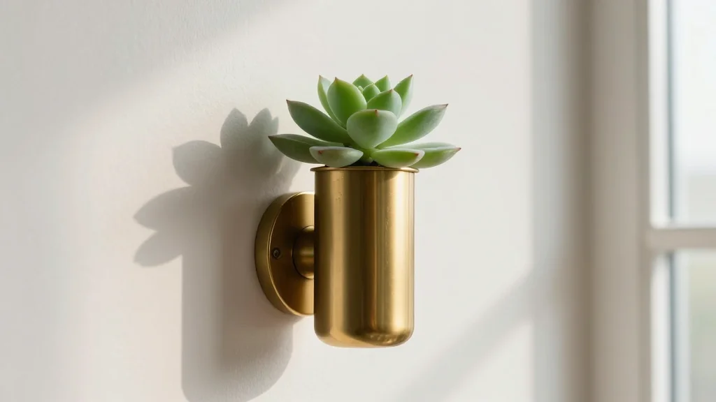 Wall‑Mounted Vases Turn Vintage Charm Into Counter‑Space Solution