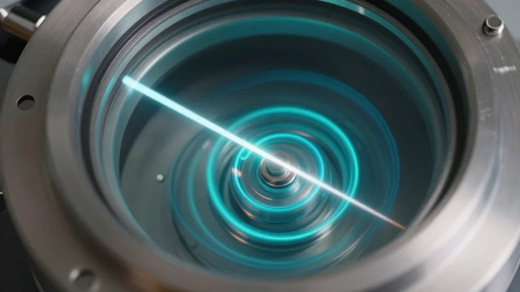 Electron Matter Waves Gain Ultrafast Torque that Flips Handedness in Femtoseconds